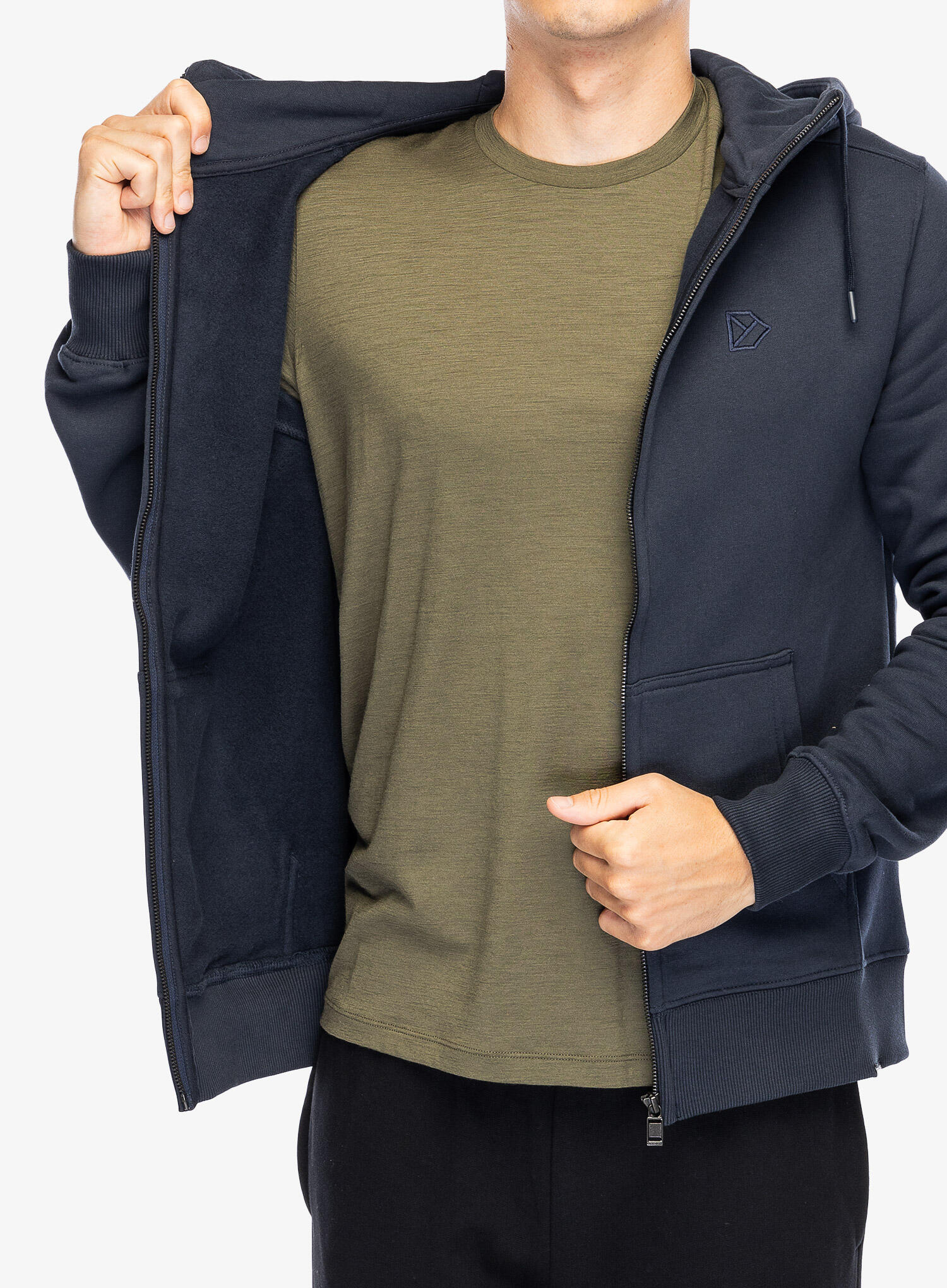 Bluza z kapturem z pełnym zamkiem błyskawicznym Didriksons Ven 7/7