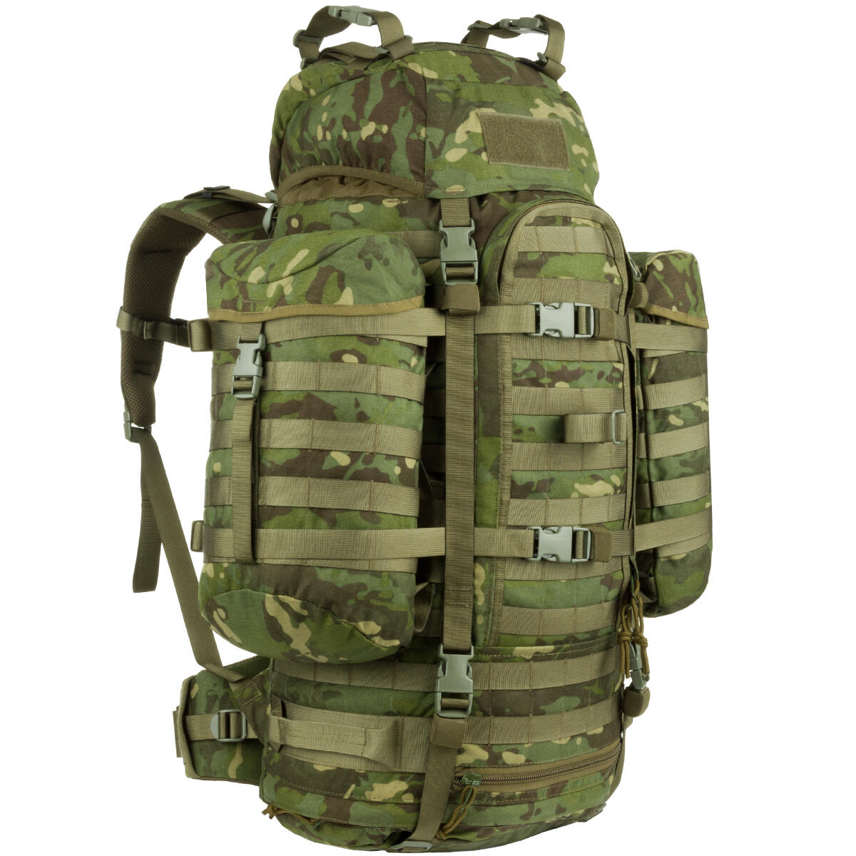 Sac à Dos Tactique Wisport Shotpack 65L Pour Tir, Chasse, Sniper - Noir, Cordura