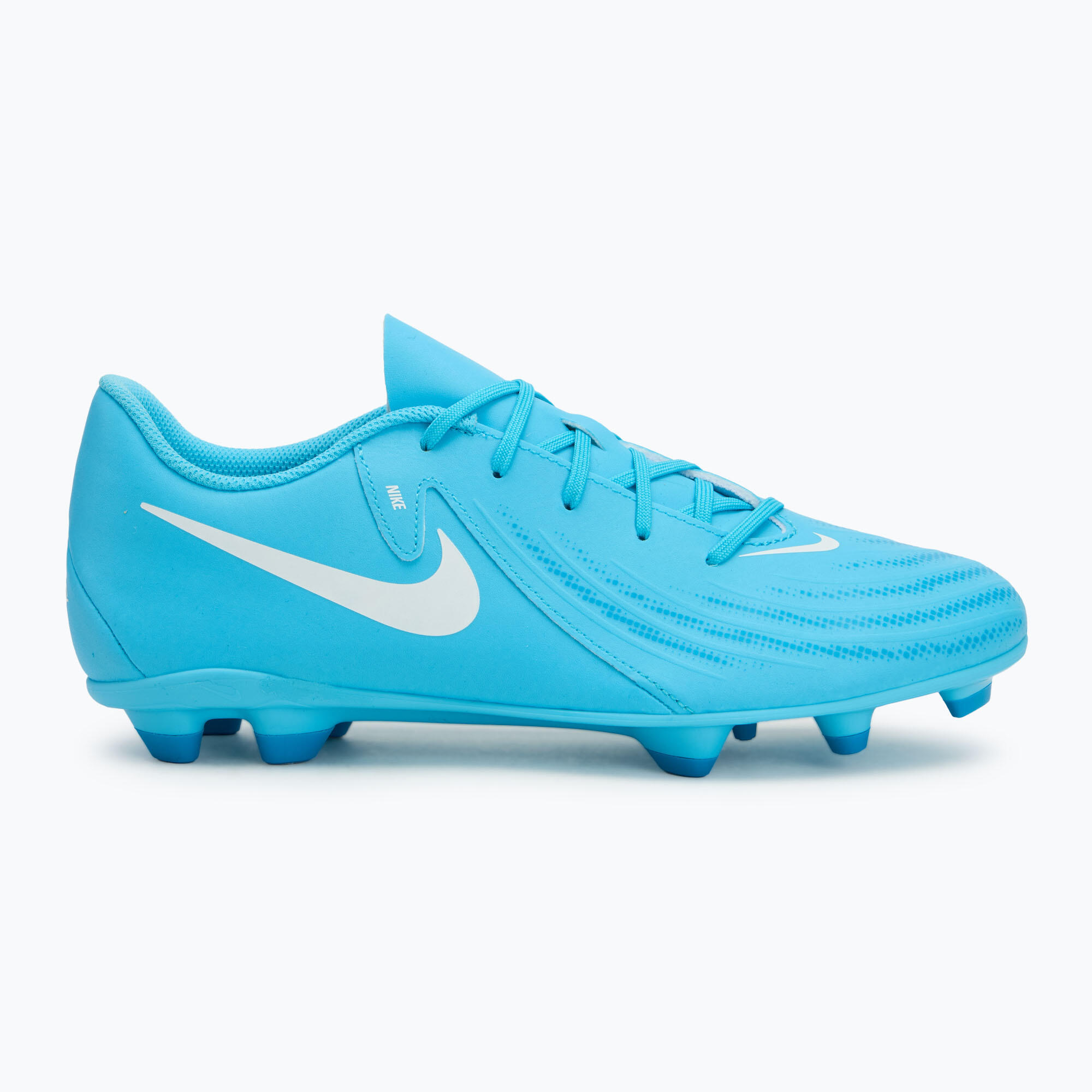 Chaussures de football Nike Phantom GX II Club FG/MG bleu fury/white 2/5