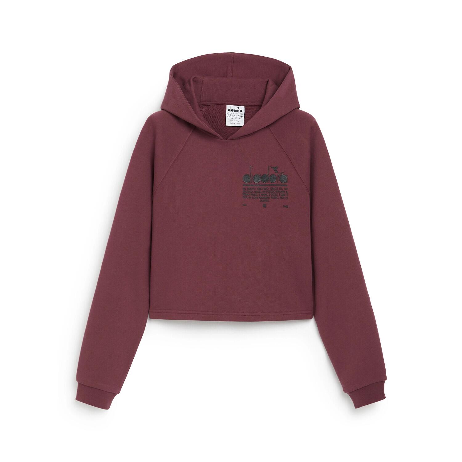 Bluza damska DIADORA L. HOODIE CROP MANIFESTO 5/6