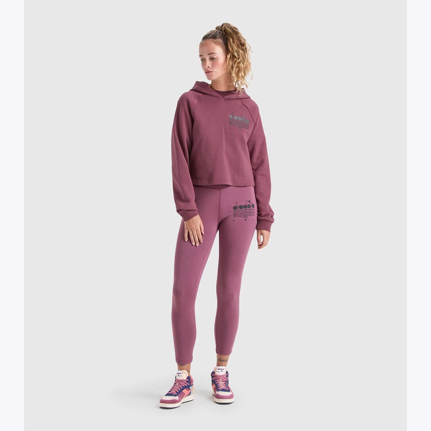 Bluza damska DIADORA L. HOODIE CROP MANIFESTO 3/6