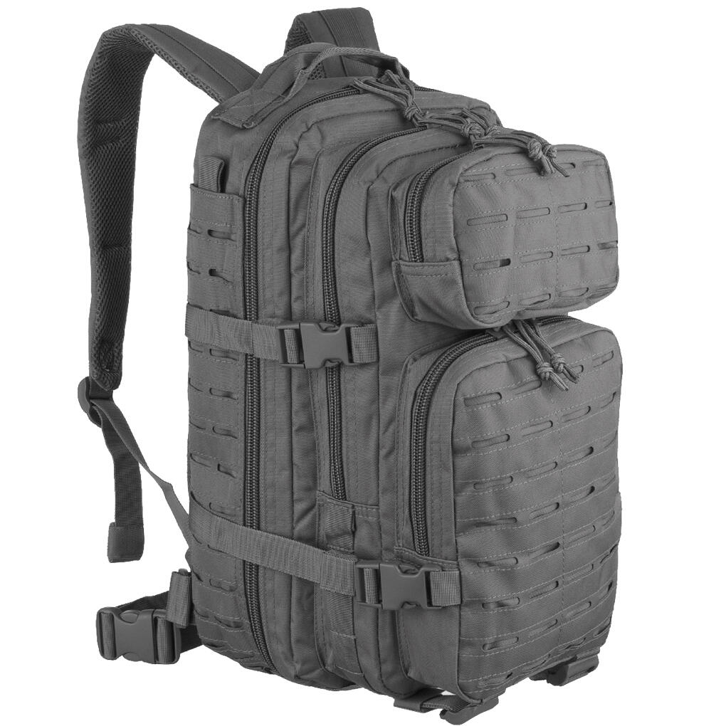 US Laser Cut MOLLE Assault Pack - Black by Mil-Tec Laser Cut Mochila Miltec Assault Pack Mil-Tec US Assault Pack