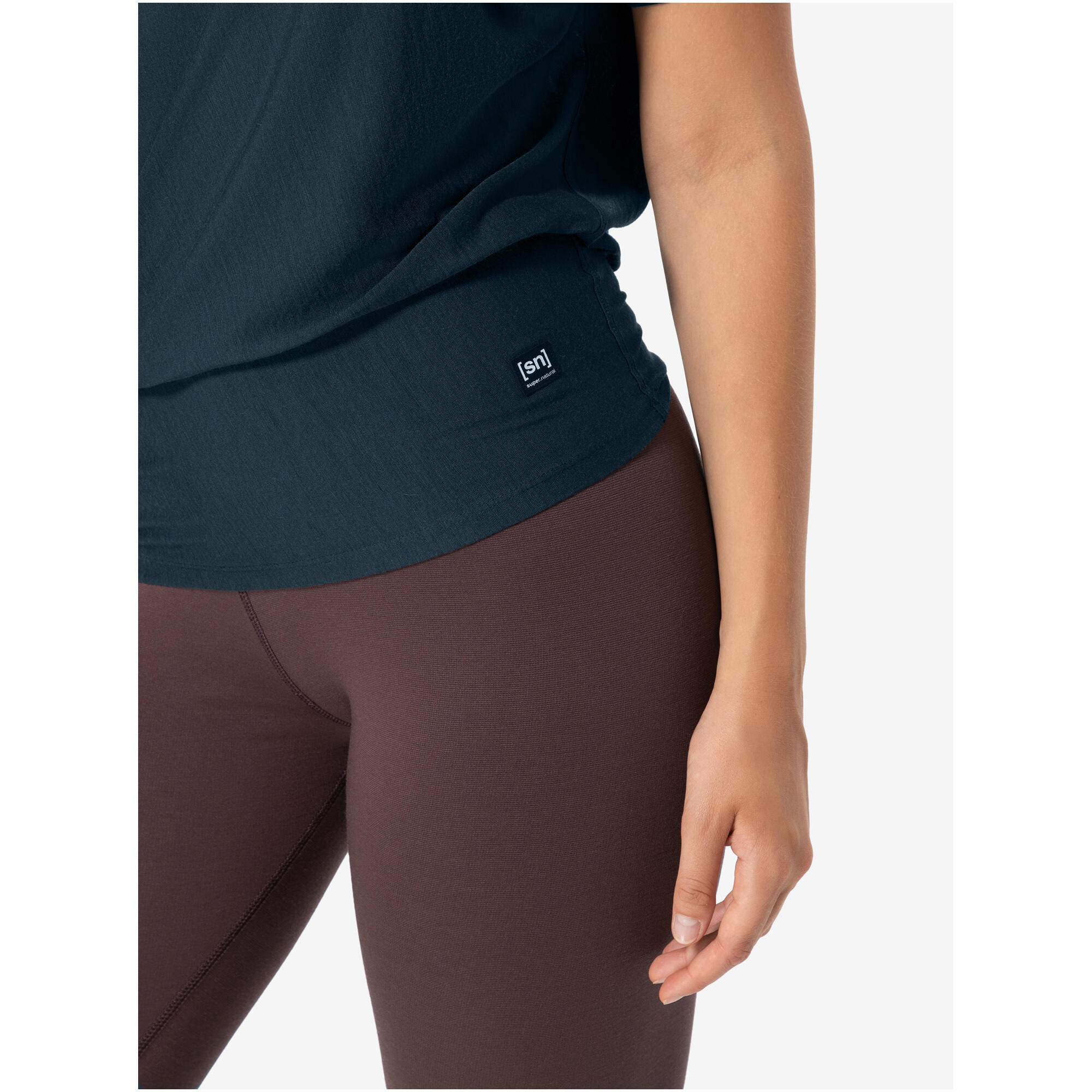 Koszulka z krótkim rękawem damska SUPER.NATURAL Yoga Loose Tee 2/7