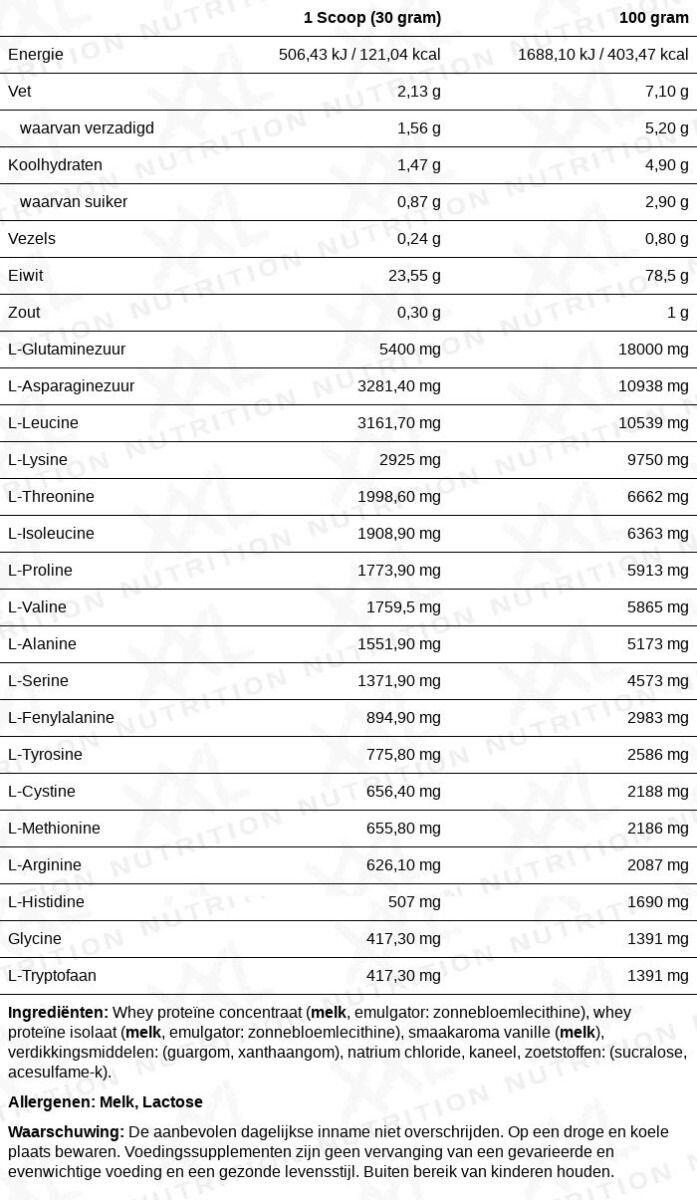 Whey Delicious - Eiwitpoeder - Proteïne Poeder - Vanille Kaneel - 450 gram 2/2