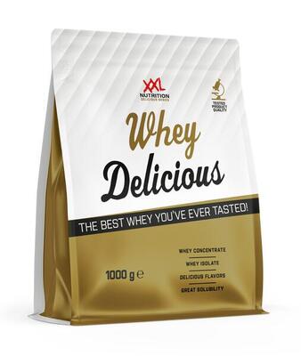 Whey delicious - 80% eiwit. proteïne poeder - chocolade - 450 gram (15 shakes)