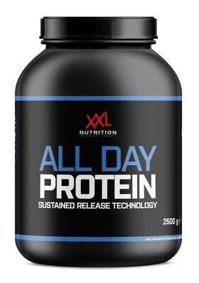 All day protein - 80% proteïne, whey proteïne - vanille - 2500 gram (62 shakes)
