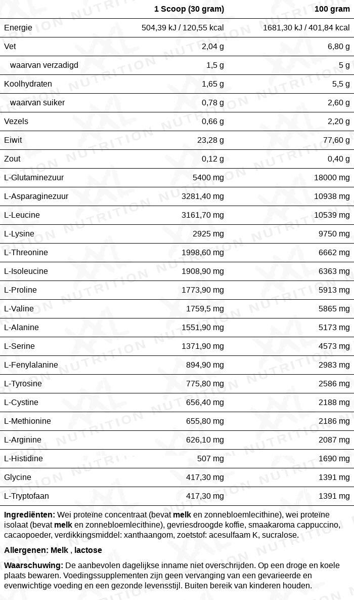 Whey Delicious - Proteïne Poeder - Cappuccino - 2500 gram 2/2