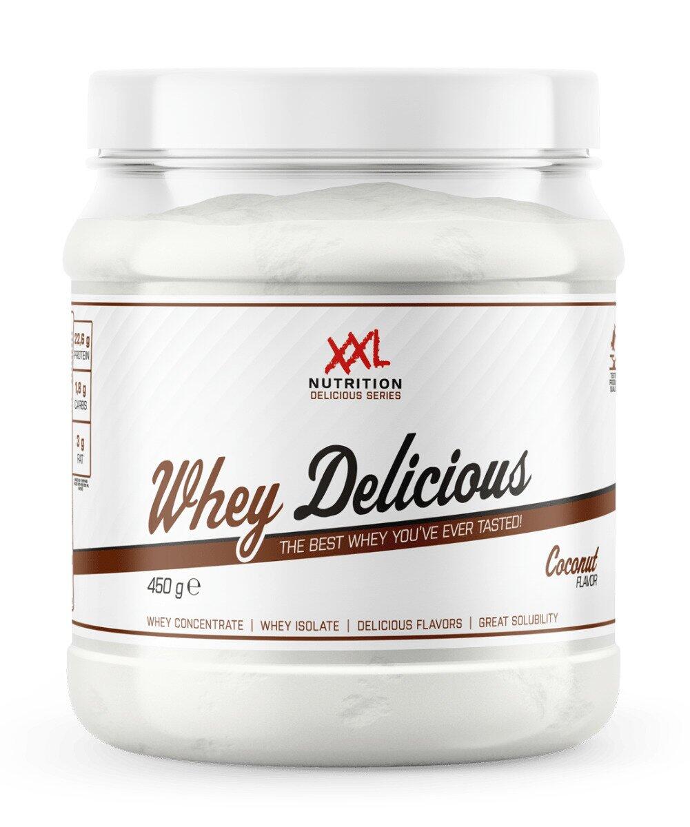 XXL NUTRITION Whey Delicious - 80% Eiwit, Proteïne Poeder - Kokos - 450 gram (15 shakes)