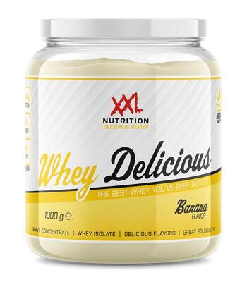 Whey delicious - 80% eiwit. proteïne poeder - banaan - 450 gram (15 shakes)