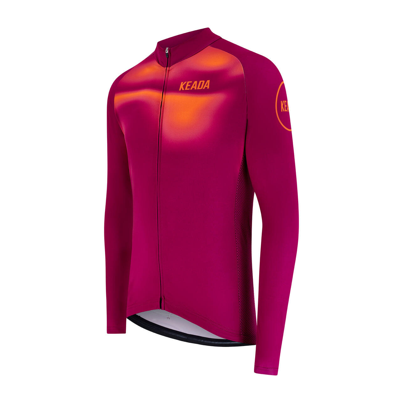 Womens Long Sleeved Cycling Jersey - Onwards Three 2/4