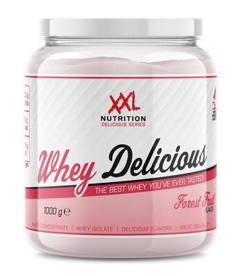 Whey delicious - 80% eiwit. proteïne poeder - bosvruchten - 450 gram (15 shakes)