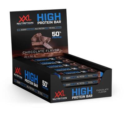 High protein bar 2.0 - 25g proteïne. eiwitreep - chocolade - 20 pack