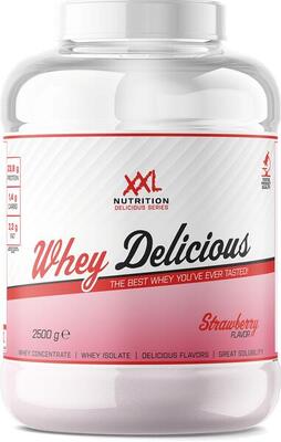 Whey delicious - 80% eiwit, proteïne poeder - bosvruchten - 450 gram (15 shakes)
