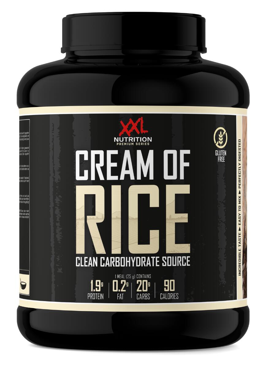 XXL NUTRITION Cream Of Rice - Gezonde Rijstepap - Vanille - 2000 gram