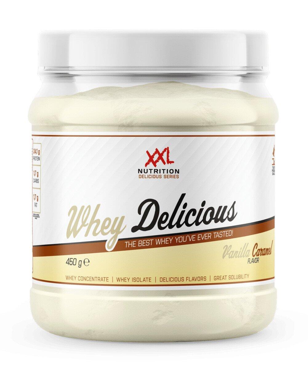Whey Delicious - Eiwitpoeder - Proteïne - Vanille Karamel - 450 gram 1/2