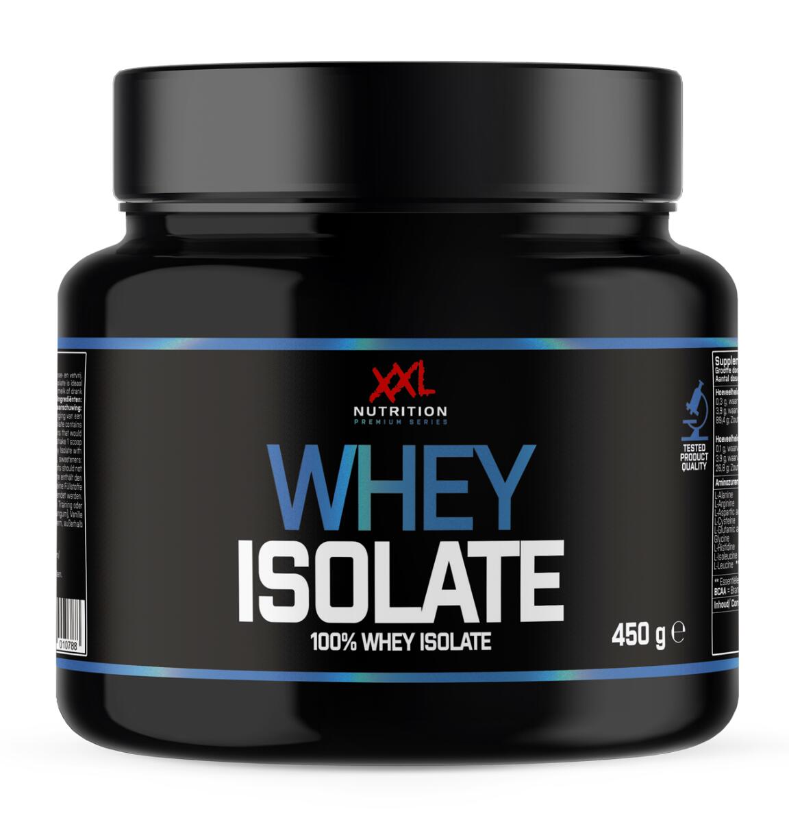 Whey Isolaat - Eiwitpoeder - Aardbei - 450 gram 1/2