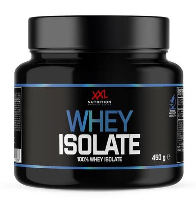 Whey isolaat - 90% eiwit, proteïne poeder - banaan - 450 gram (15 shakes)