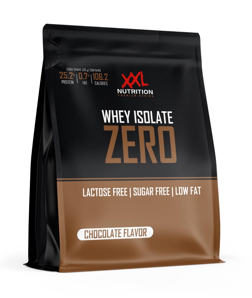XXL NUTRITION Whey Isolate Zero - Isolaat Eiwitpoeder - Chocolade - 1000 gram