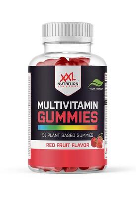 Multivitamine gummies - vitaminen en mineralen - rood fruit - 50 gummies