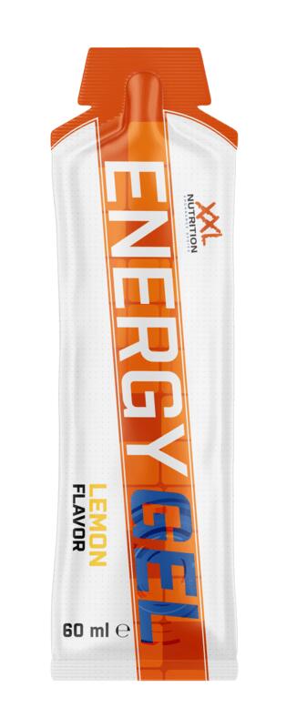 XXL NUTRITION Energy Gel - Energiegel, Duursport - Citroen - 12 Pack (12x60ml)