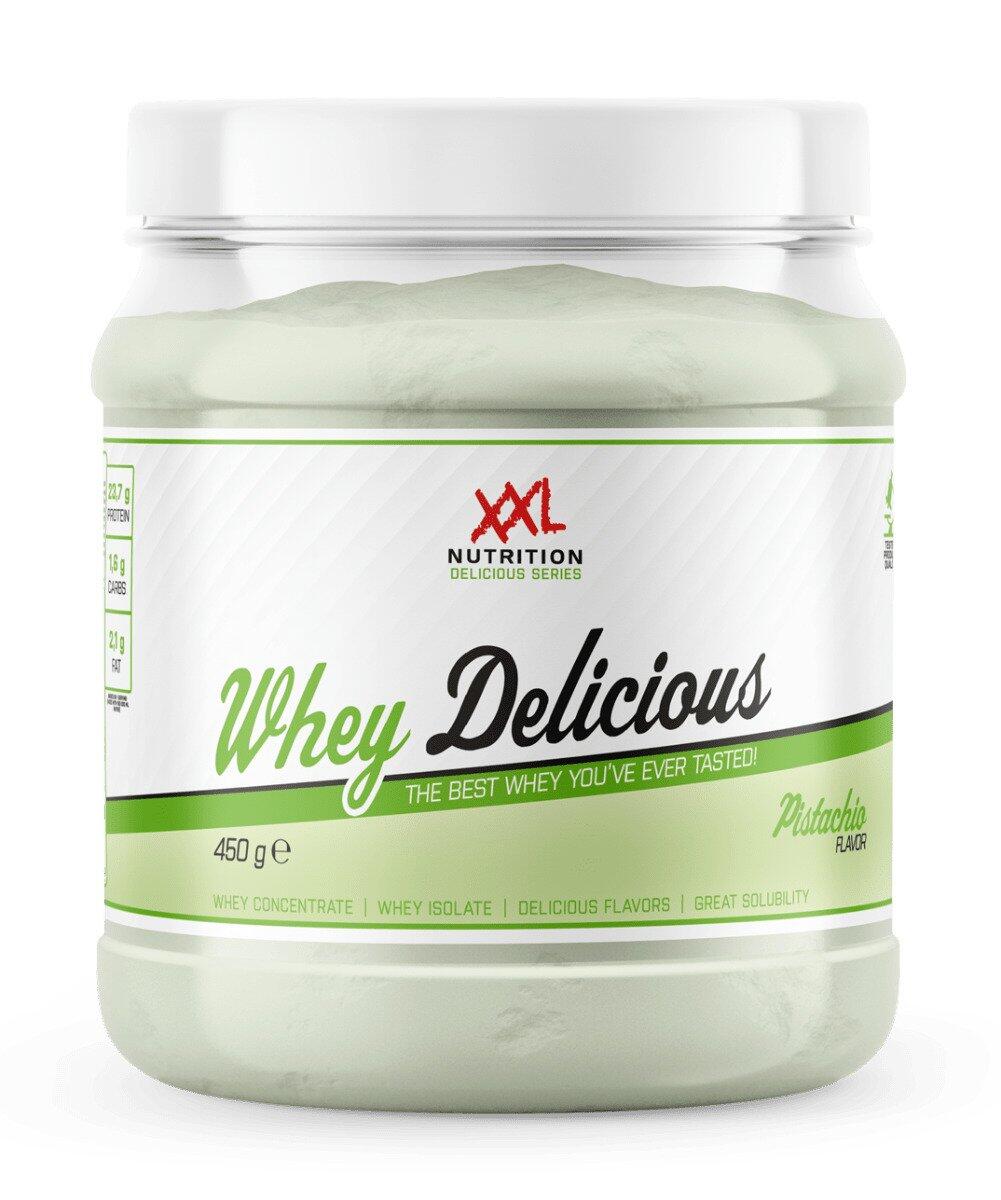 XXL NUTRITION Whey Delicious - Eiwitpoeder - Proteïne Poeder - Pistache - 450 gram