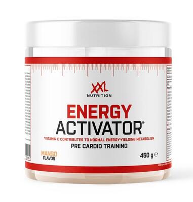 Energy activator - fatburner, pre-workout, duursport supplement - mango - 450g