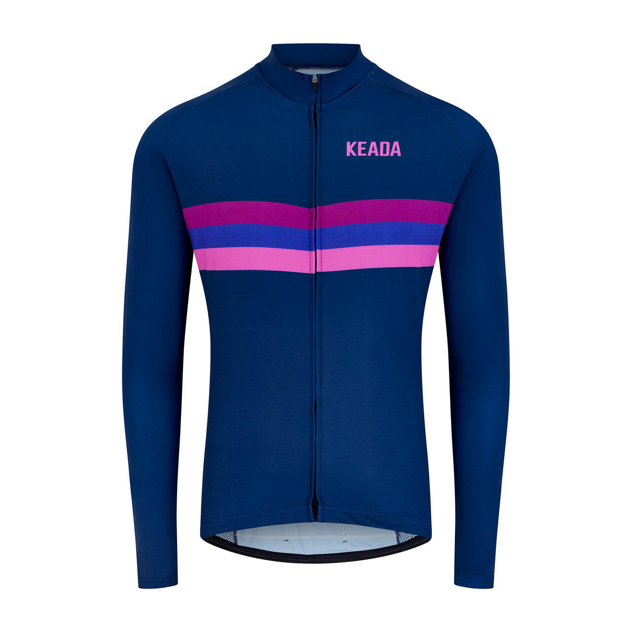 KEADA SPORTS Mens Long Sleeved Cycling Jersey - Sunset