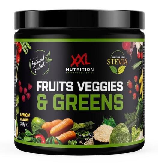 Fruits & Veggies & Greens - Poudre Fruits & Légumes - Citron - 300 grammes