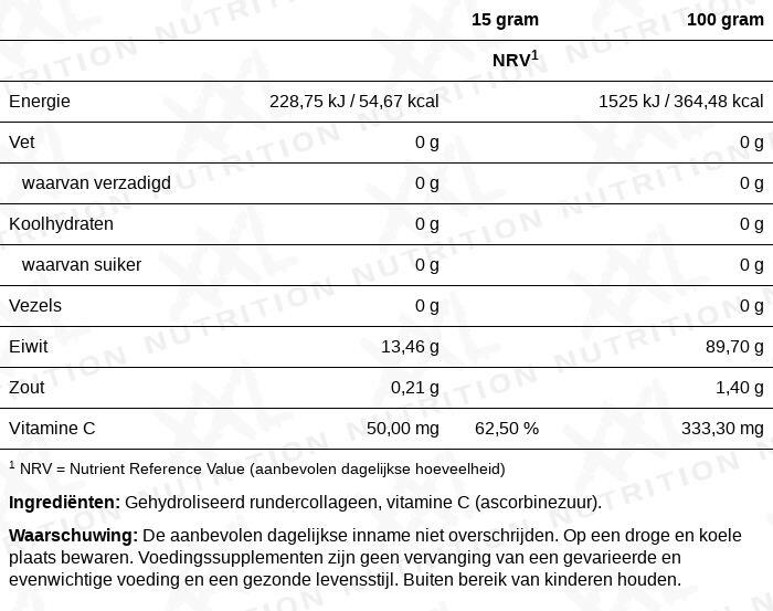 Collagen+ Typ 1 Peptan® 450g XXL Nutrition 2/2