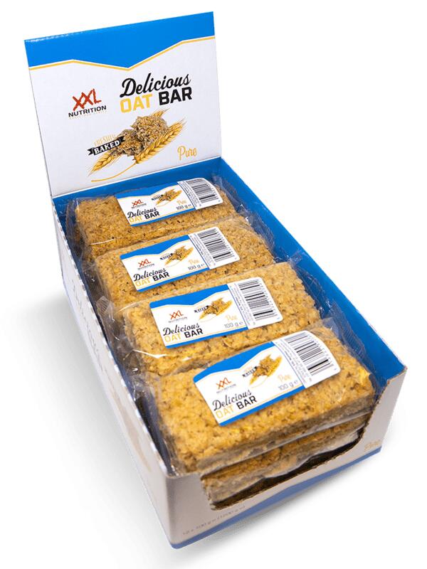 XXL NUTRITION Delicious Oat Bar - Havermoutreep - Naturel - 12 Pack (12x100g)