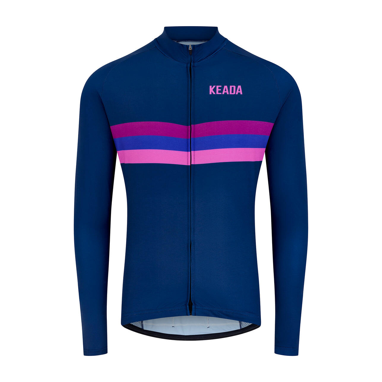 KEADA SPORTS Damen Langarm-Radtrikot - Sonnenuntergang