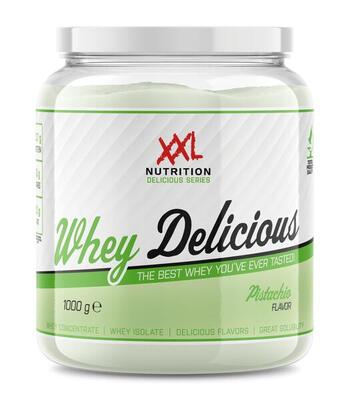 Whey delicious - 80% eiwit. proteïne poeder - pistache - 450 gram (15 shakes)