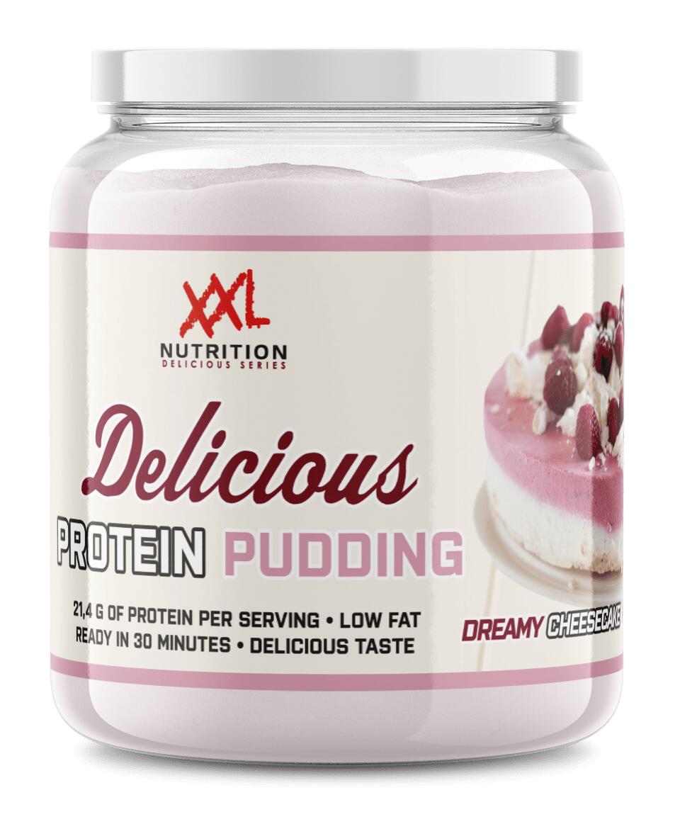 XXL NUTRITION Delicious Protein Pudding - 22g Eiwit, Proteïne Pudding -Dreamy Cheesecake -440g