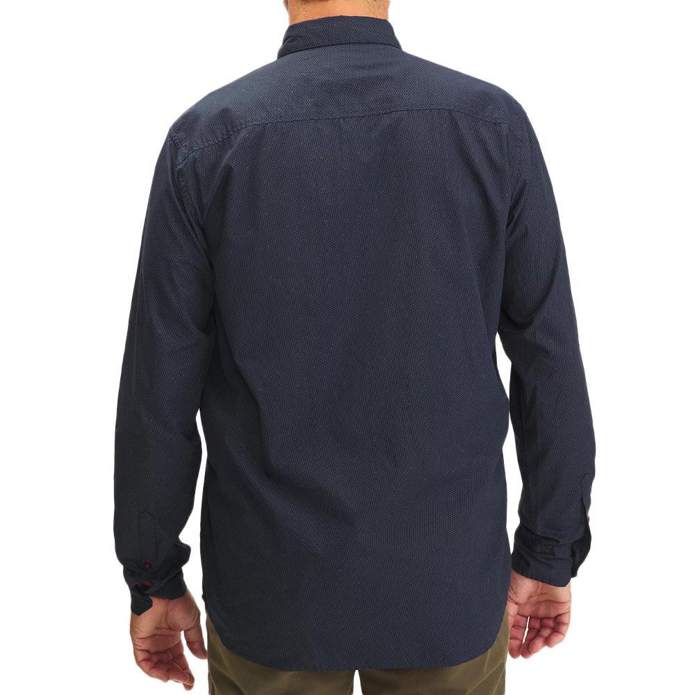 Camisa de Manga Larga Azul Marino para Hombre TBS Yahirche 2/2