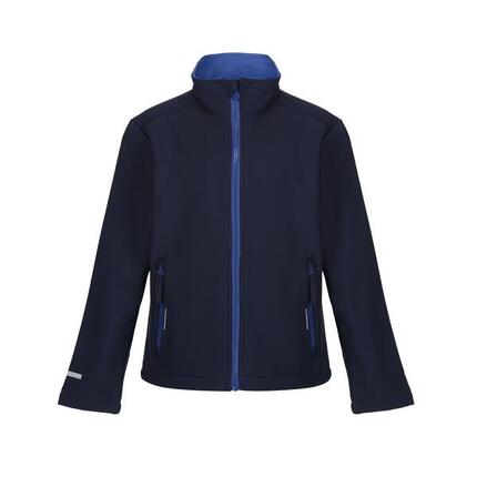 Veste Softshell ABLAZE Enfant (Bleu Marine / Bleu Roi)