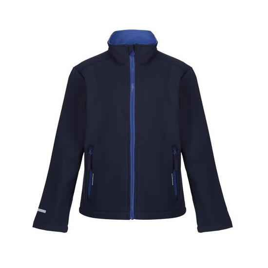 Veste Softshell ABLAZE Enfant (Bleu Marine / Bleu Roi)