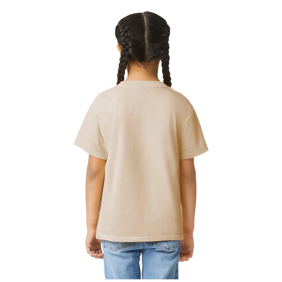 Maglietta Leggera Bambini Gildan Sabbia 2/2