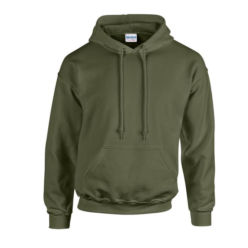 Sweat À Capuche Adulte (Vert Kaki)