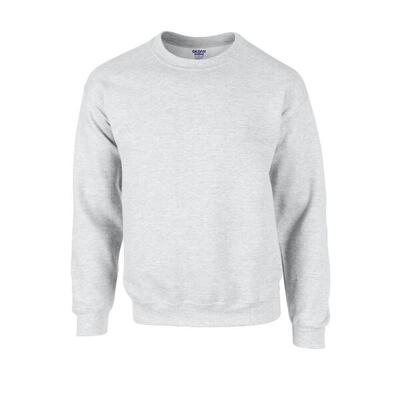 Felpa Girocollo Adulto Unisex Gildan Bianco