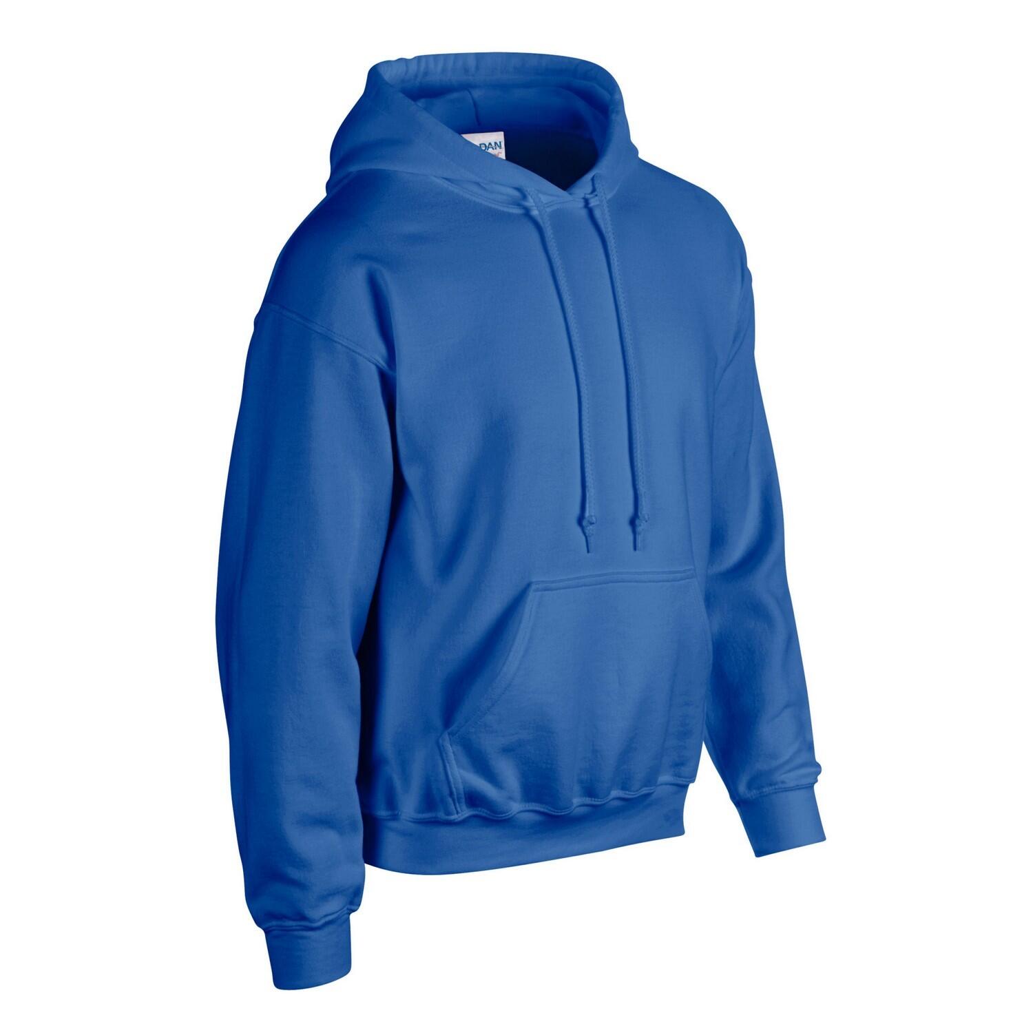 Felpa Con Cappuccio Adulto Unisex Gildan Blu Reale 3/3
