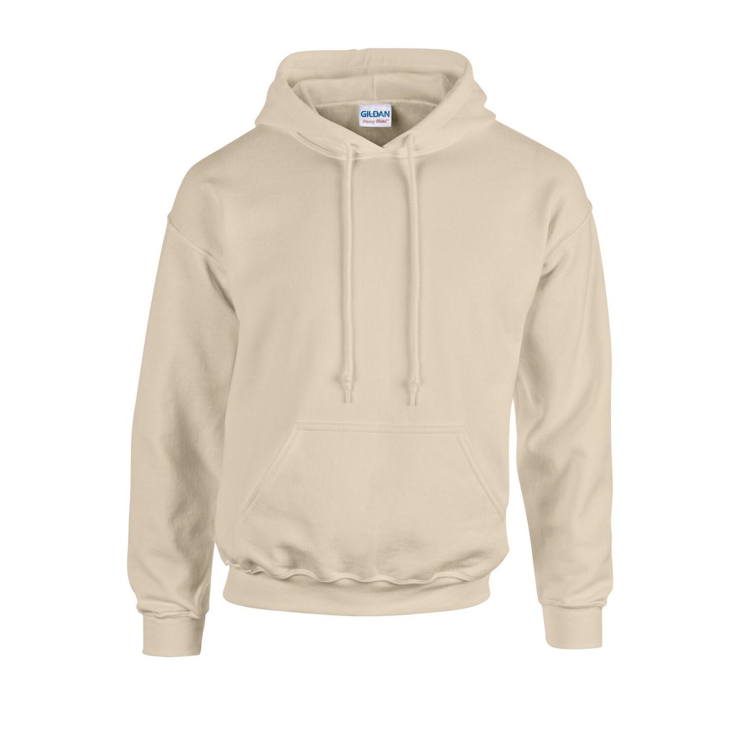GILDAN Unisex Adult Heavy Blend Hoodie (Sand)