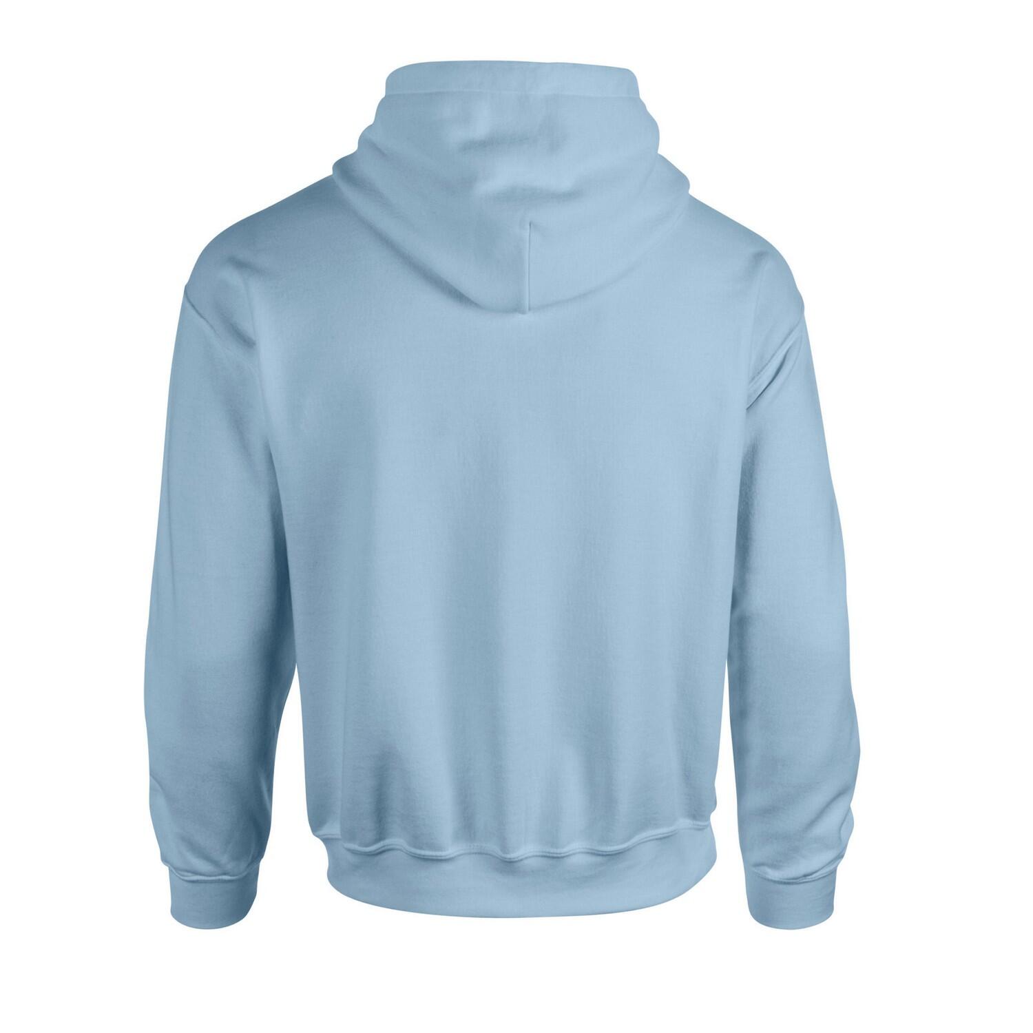 Unisex Adult Heavy Blend Hoodie (Lichtblauw) 2/3