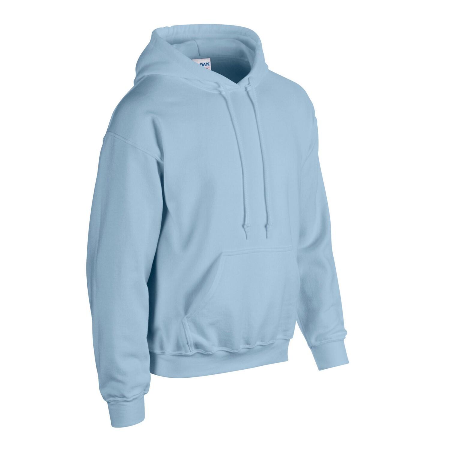 Unisex Adult Heavy Blend Hoodie (Lichtblauw) 3/3