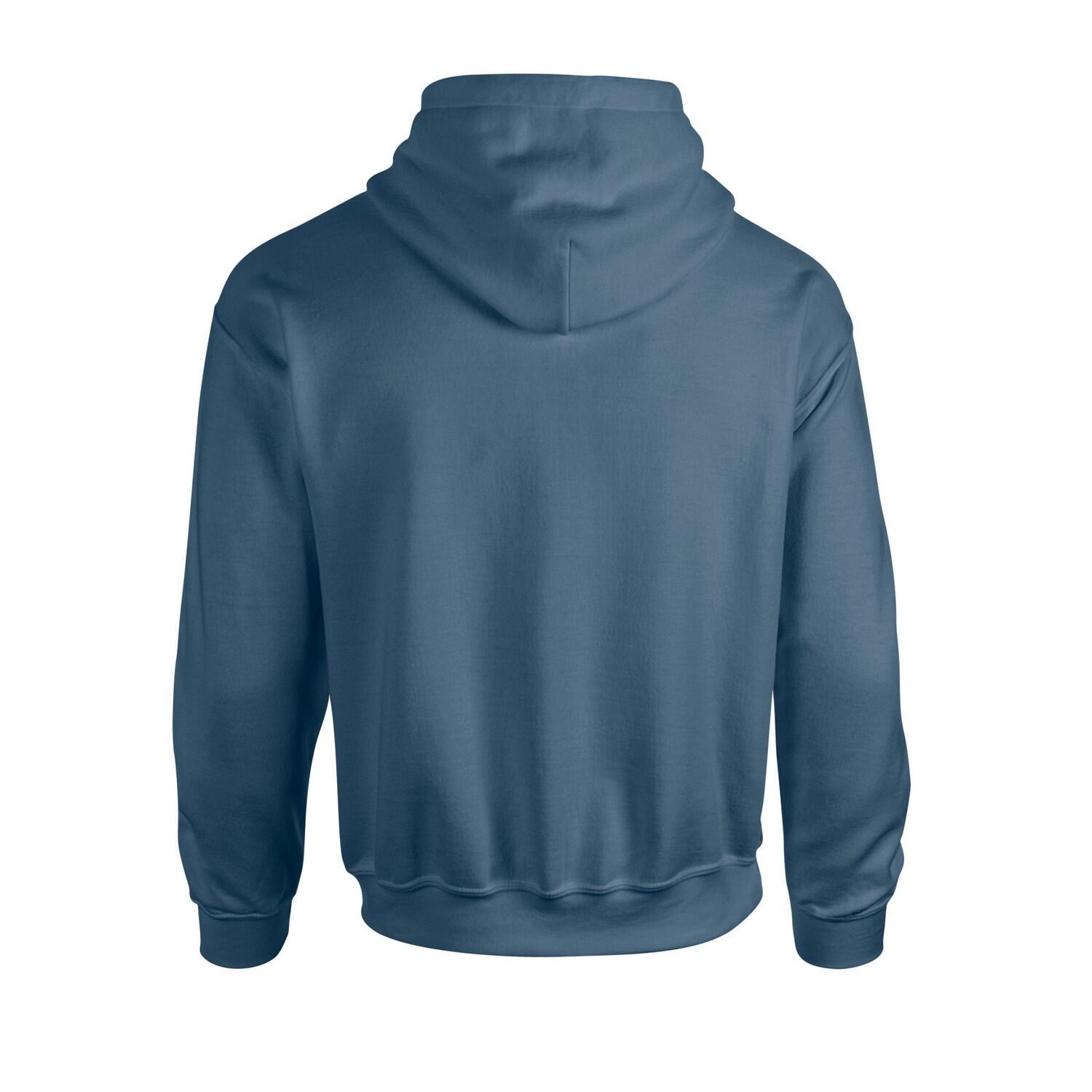 Unisex Adult Heavy Blend Hoodie (Indigoblauw) 2/3