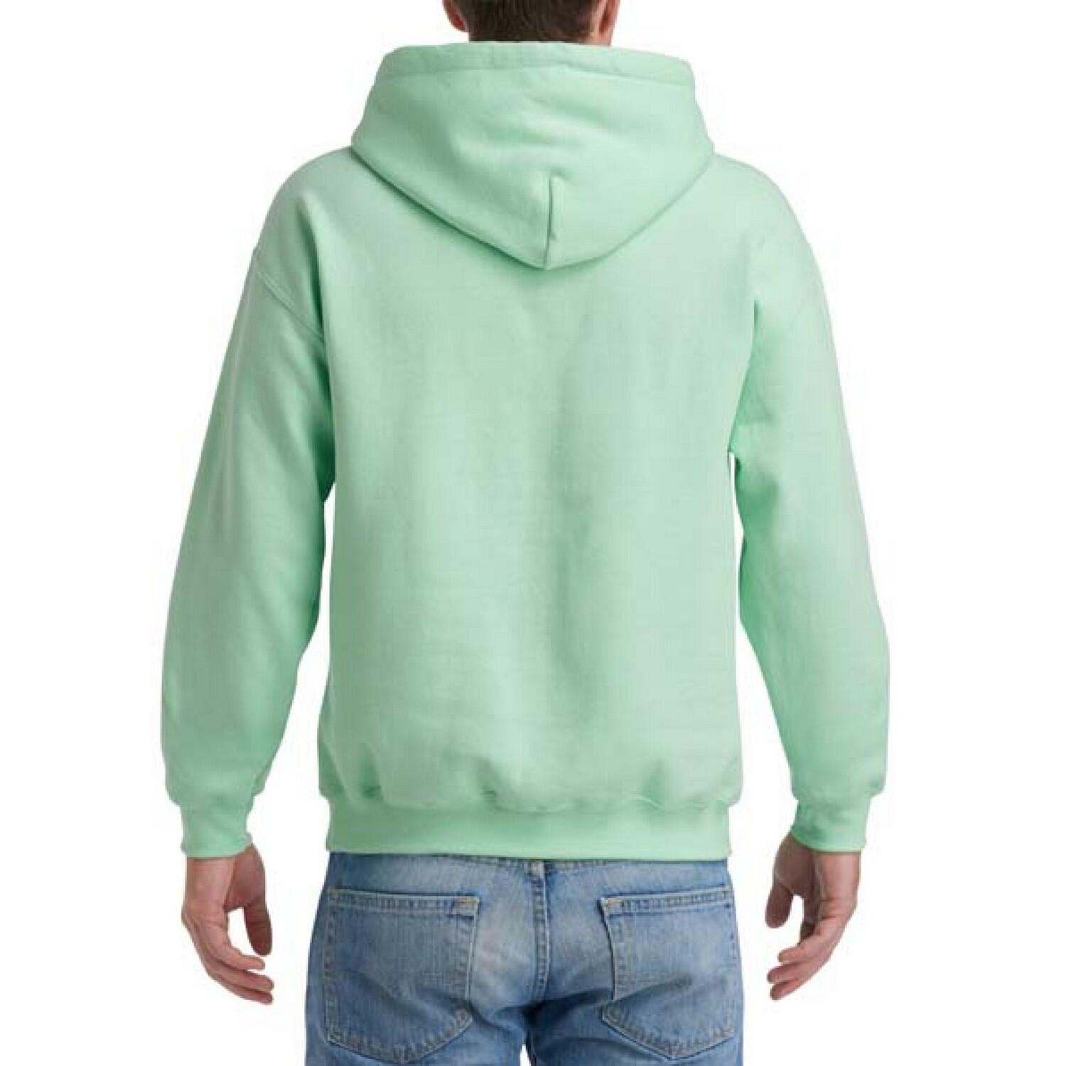 Felpa Con Cappuccio Adulto Unisex Gildan Verde Menta 2/2