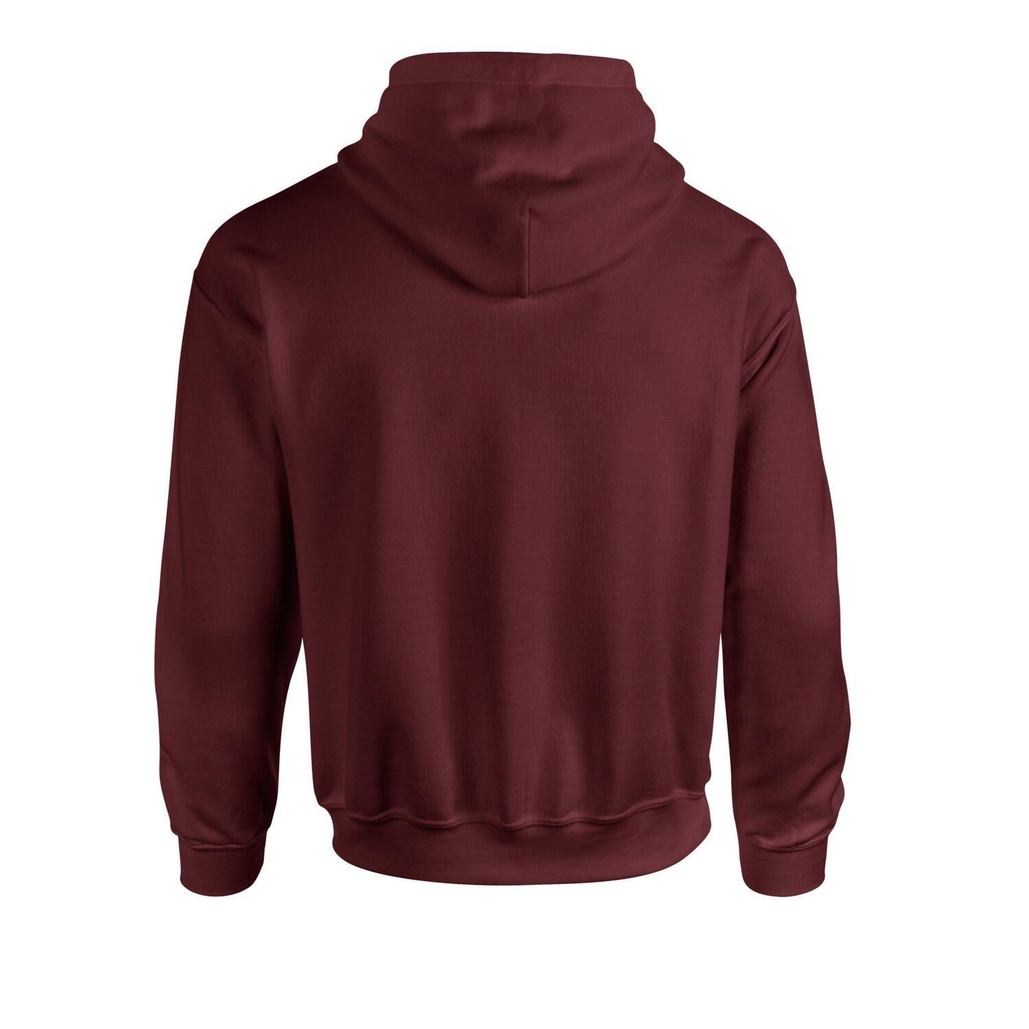 Felpa Con Cappuccio Adulto Unisex Gildan Marrone 2/3