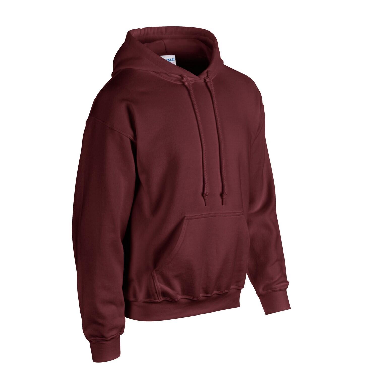 Felpa Con Cappuccio Adulto Unisex Gildan Marrone 3/3