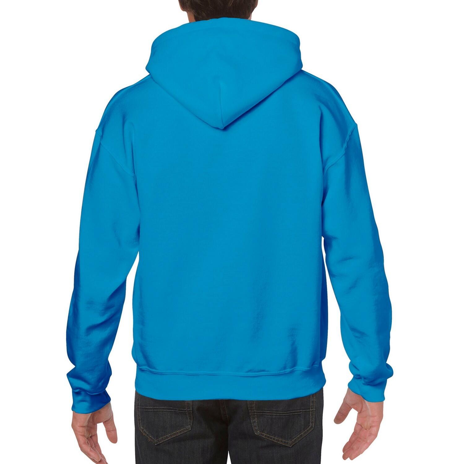 Felpa Con Cappuccio Adulto Unisex Gildan Zaffiro 2/2