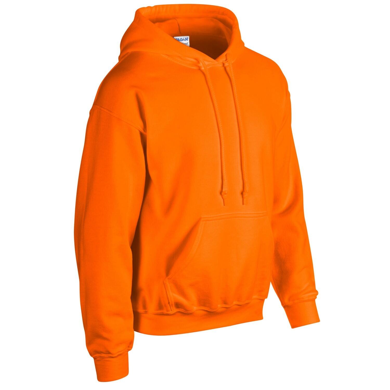 Unisex Adult Heavy Blend Hoodie (Veiligheid Oranje) 3/3