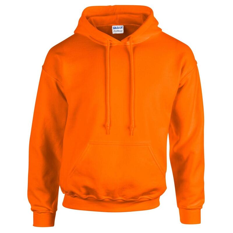Sweat À Capuche Adulte (Orange Fluo)